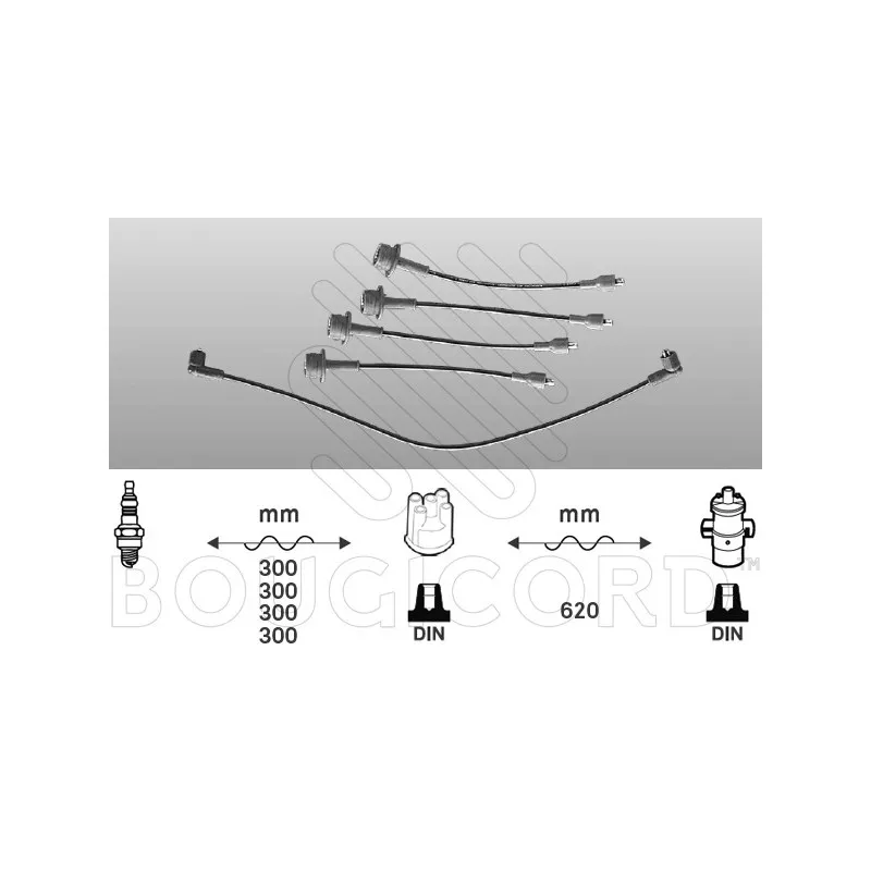 Kit de câbles d'allumage EFI AUTOMOTIVE 4013