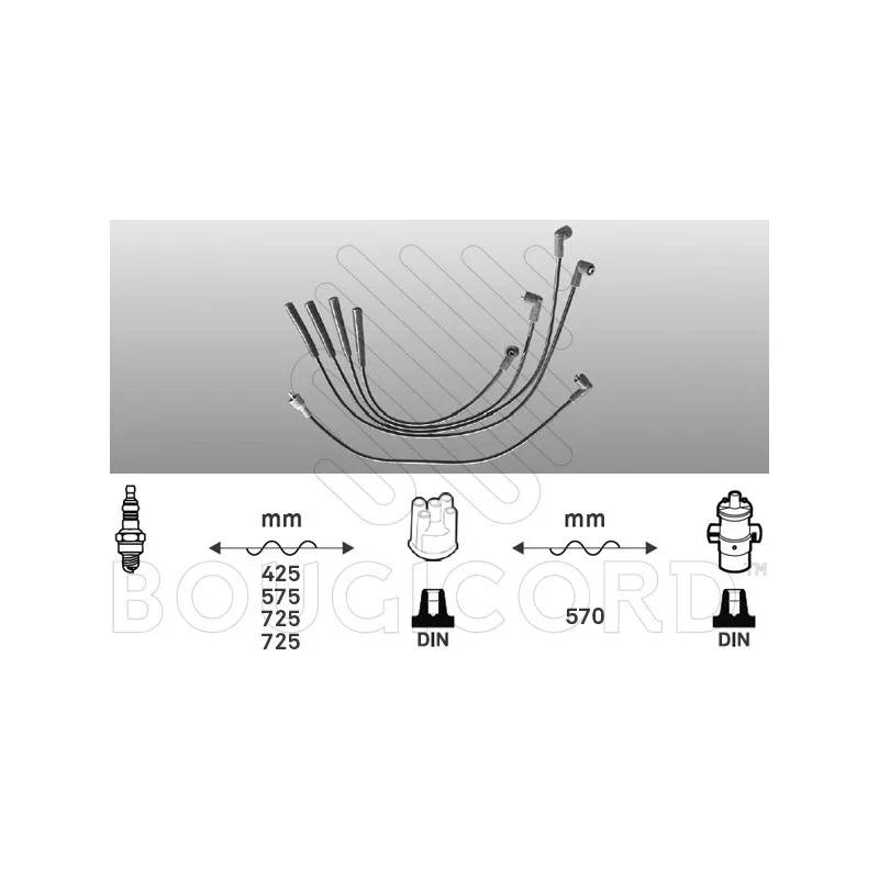 Kit de câbles d'allumage EFI AUTOMOTIVE 4060