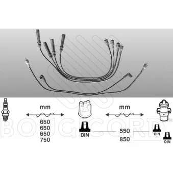 Kit de câbles d'allumage EFI AUTOMOTIVE 4086