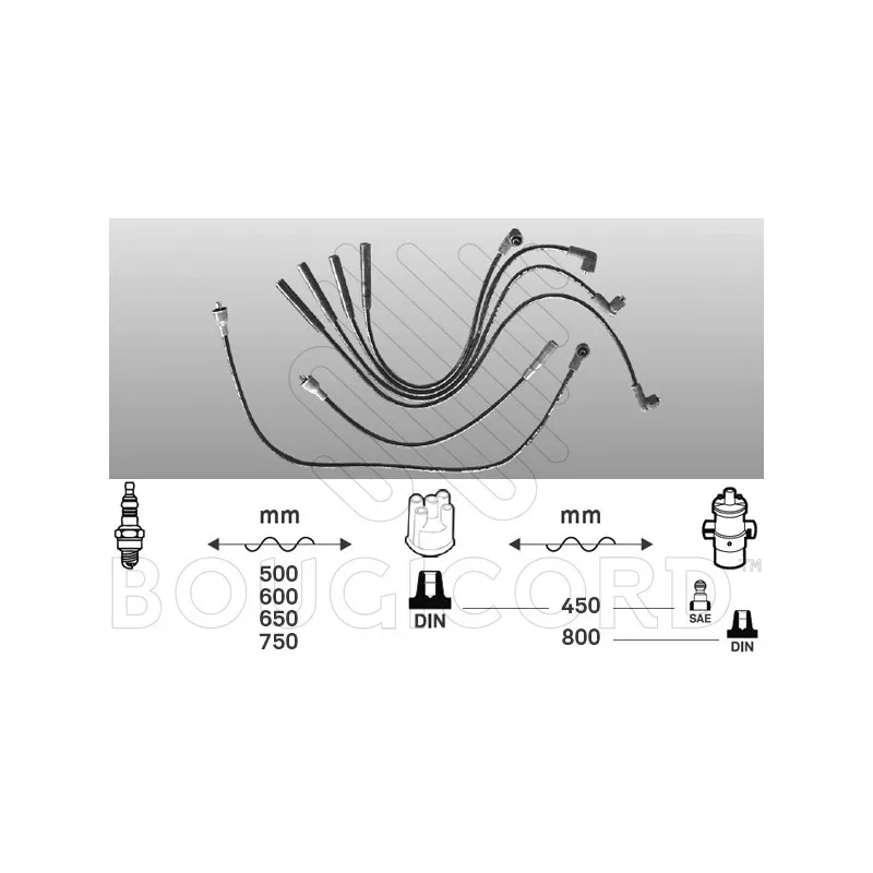 Kit de câbles d'allumage EFI AUTOMOTIVE 4120