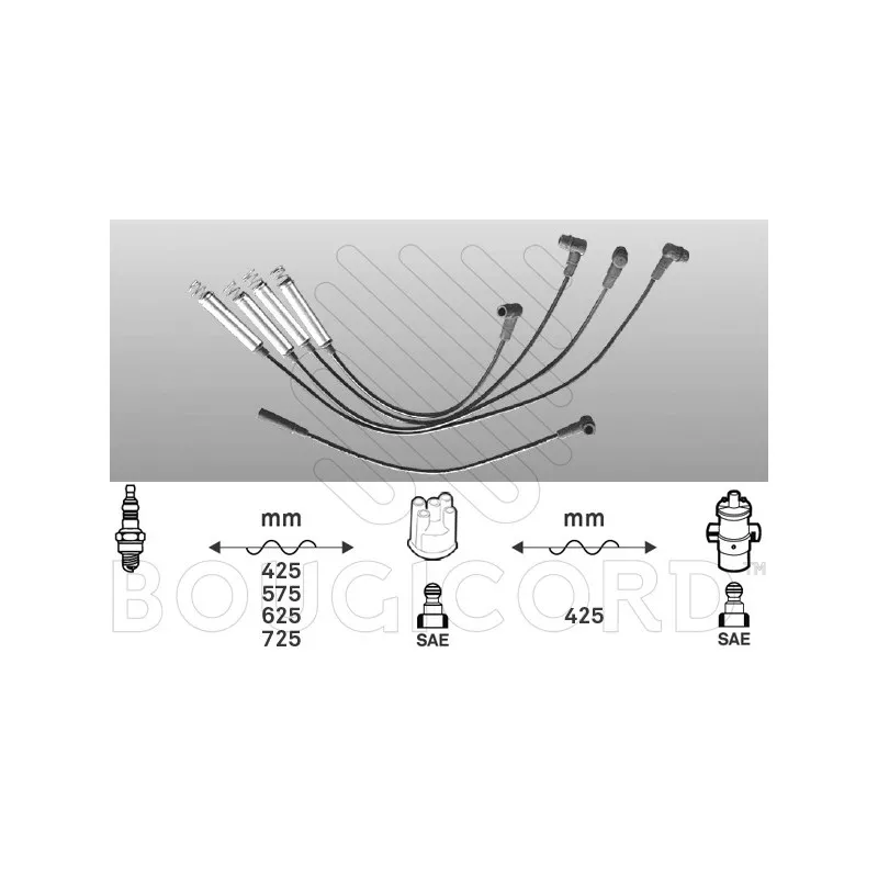 Kit de câbles d'allumage EFI AUTOMOTIVE 4122