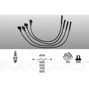 Kit de câbles d'allumage EFI AUTOMOTIVE 4149