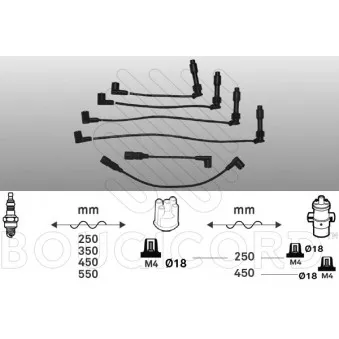 Kit de câbles d'allumage EFI AUTOMOTIVE 4156