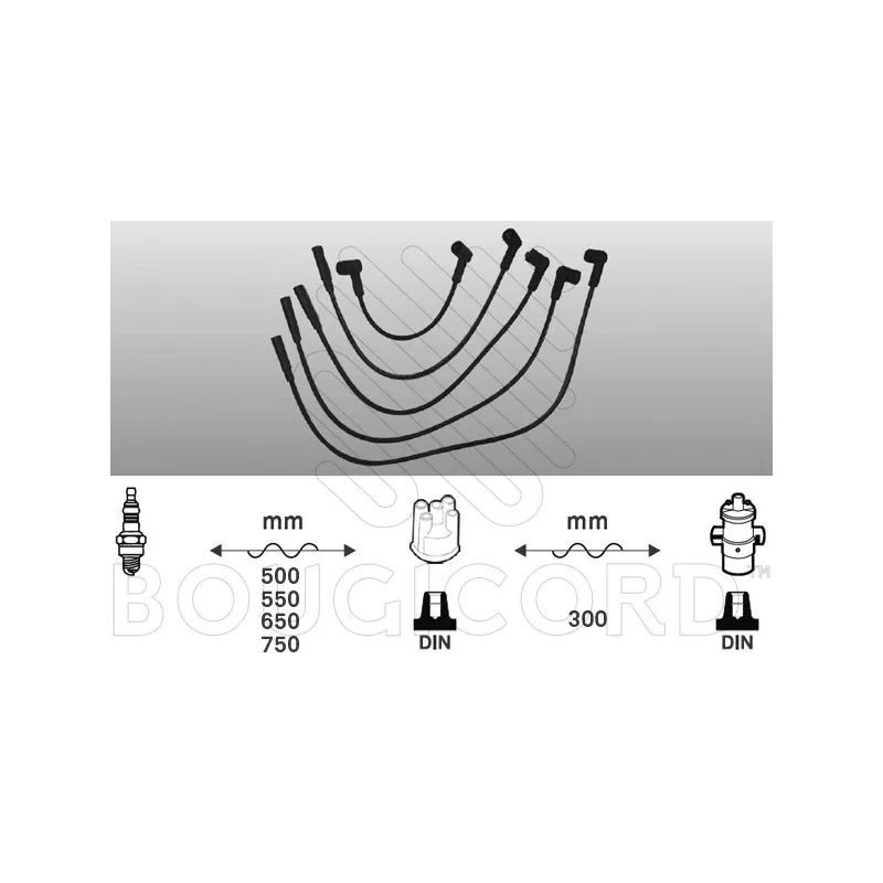 Kit de câbles d'allumage EFI AUTOMOTIVE 4203