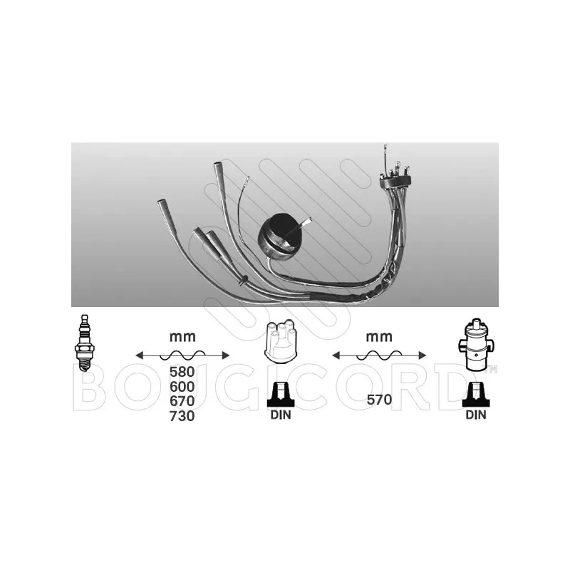 Kit de câbles d'allumage EFI AUTOMOTIVE 6203