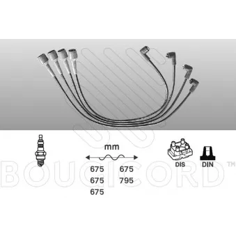 Kit de câbles d'allumage EFI AUTOMOTIVE 6204