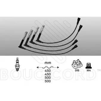 Kit de câbles d'allumage EFI AUTOMOTIVE 7263