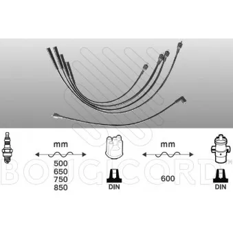 Kit de câbles d'allumage EFI AUTOMOTIVE 7269