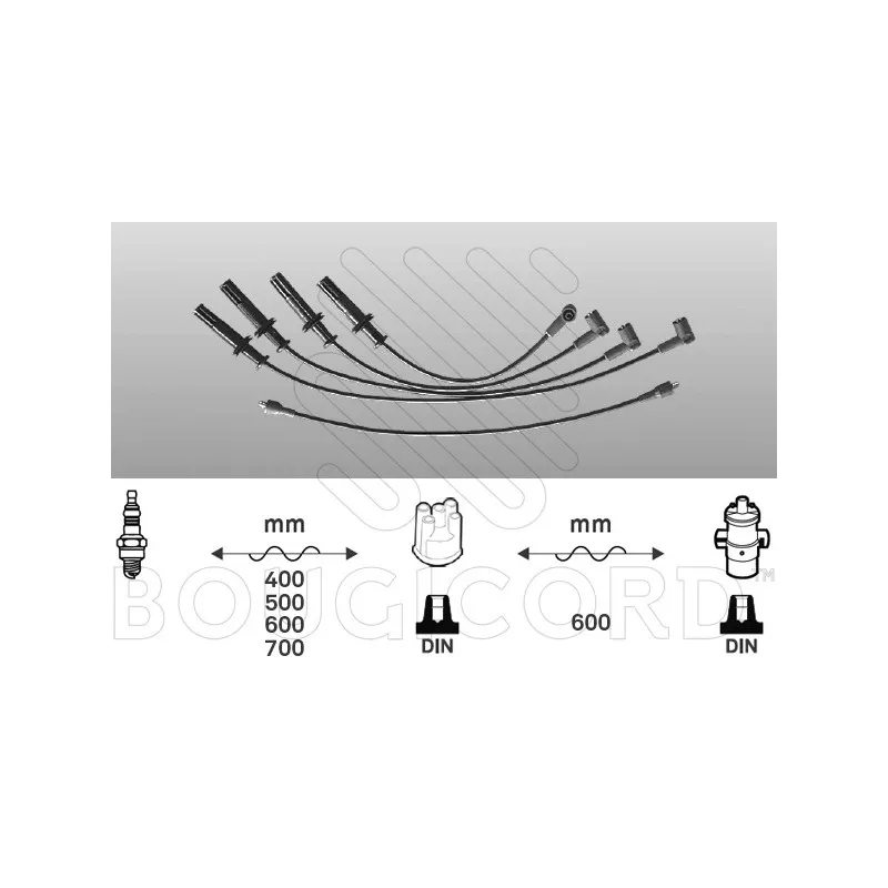 Kit de câbles d'allumage EFI AUTOMOTIVE 7274