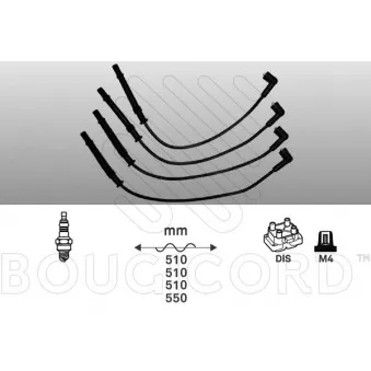 Kit de câbles d'allumage EFI AUTOMOTIVE 8114