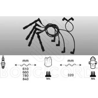 Kit de câbles d'allumage EFI AUTOMOTIVE 9235