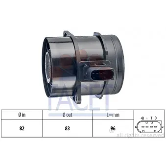 Débitmètre de masse d'air FACET 10.1359
