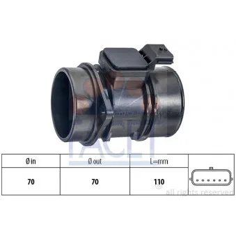 Débitmètre de masse d'air FACET 10.1363