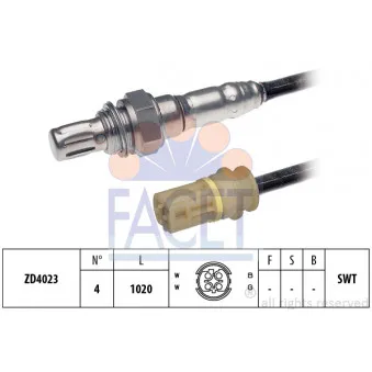 Sonde lambda FACET 10.7273