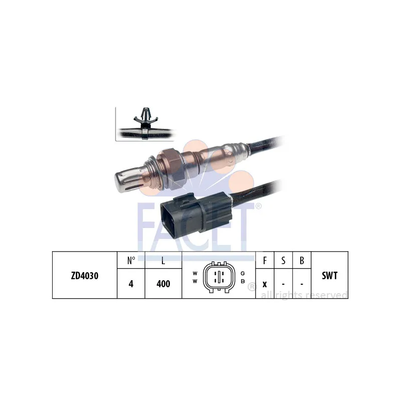 Sonde lambda FACET 10.7389