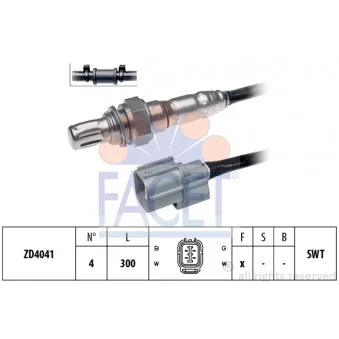 Sonde lambda FACET 10.7725