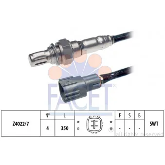 Sonde lambda FACET 10.7898