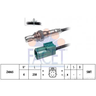 Sonde lambda FACET 10.8004