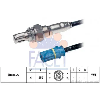 Sonde lambda FACET 10.8081