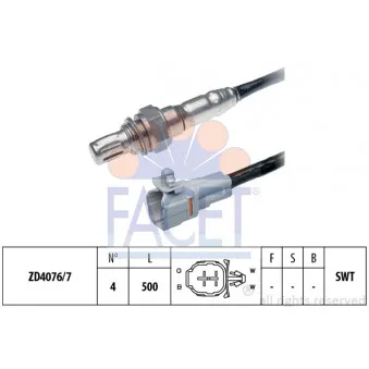 Sonde lambda FACET 10.8090