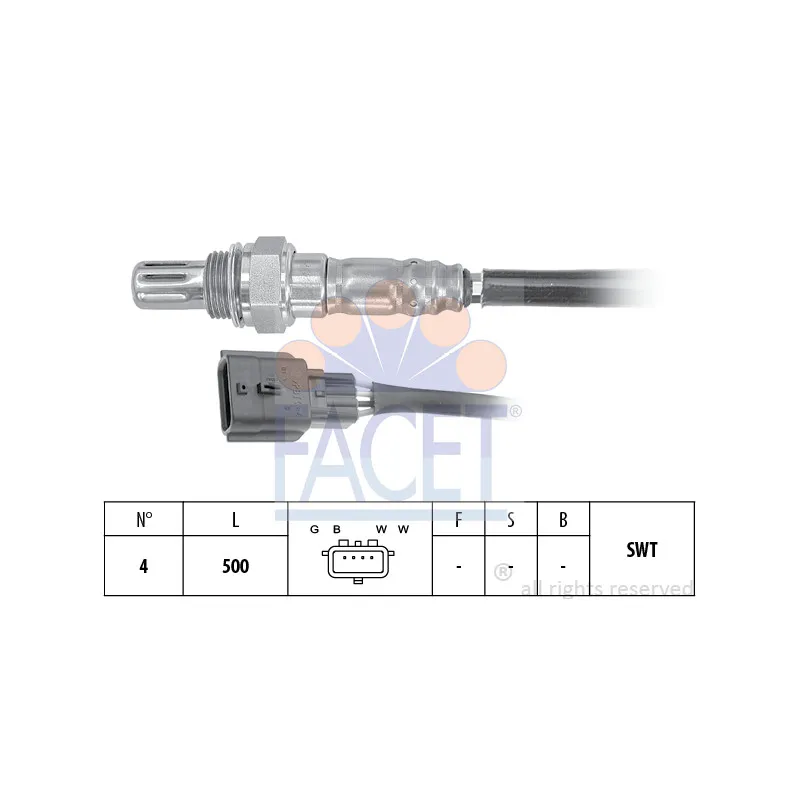 Sonde lambda FACET 10.8094