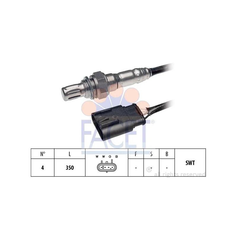 Sonde lambda FACET 10.8150