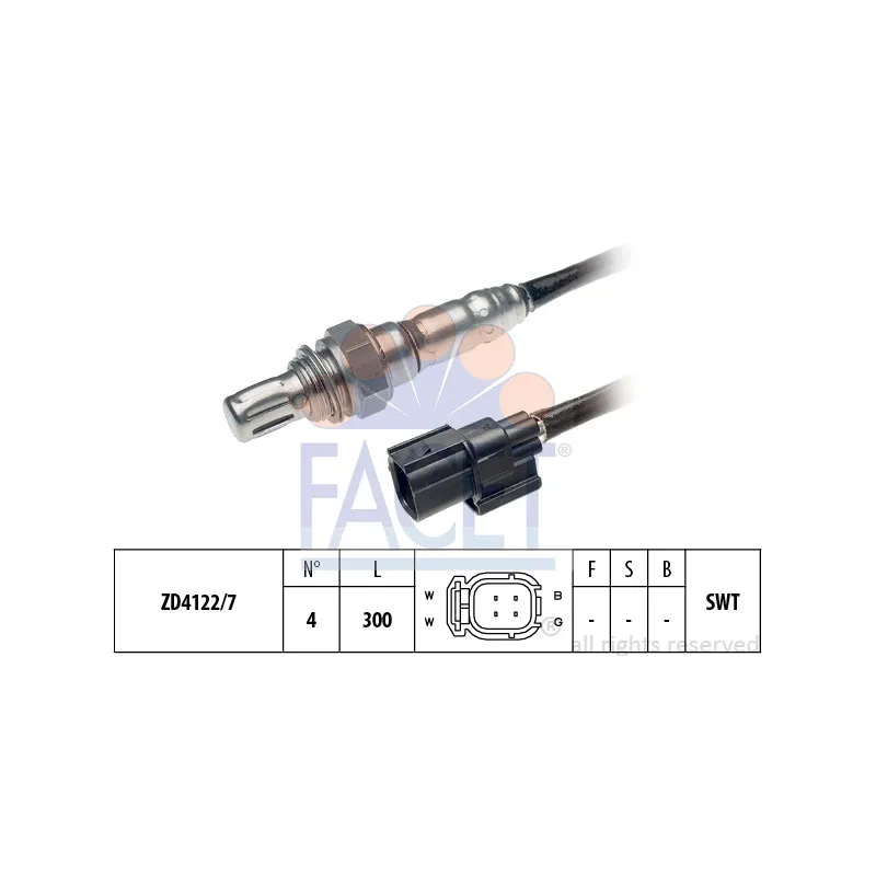 Sonde lambda FACET 10.8153