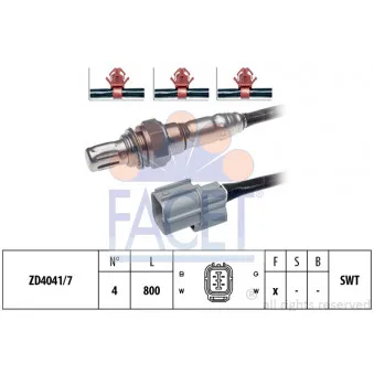Sonde lambda FACET 10.8161