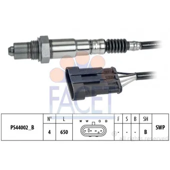 Sonde lambda FACET 10.8241