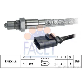 Sonde lambda FACET 10.8250