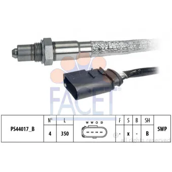 Sonde lambda FACET 10.8252