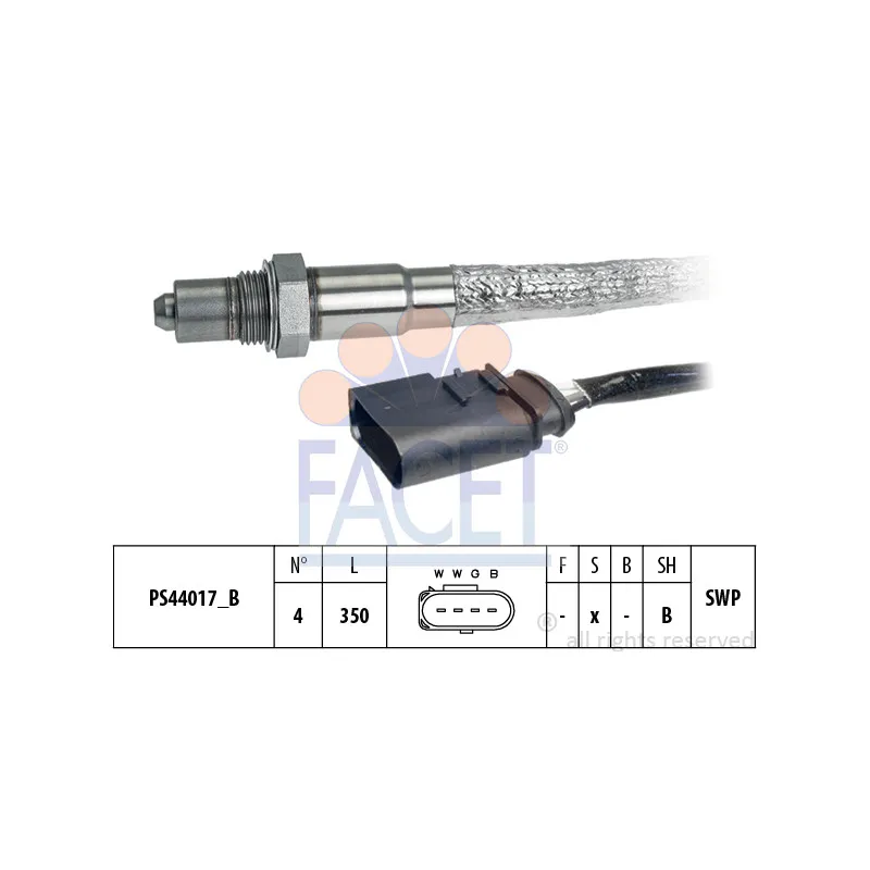 Sonde lambda FACET 10.8252