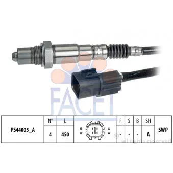 Sonde lambda FACET 10.8256