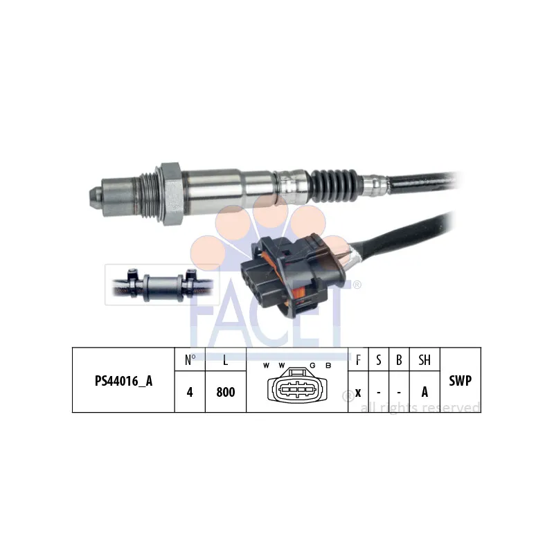 Sonde lambda FACET 10.8263