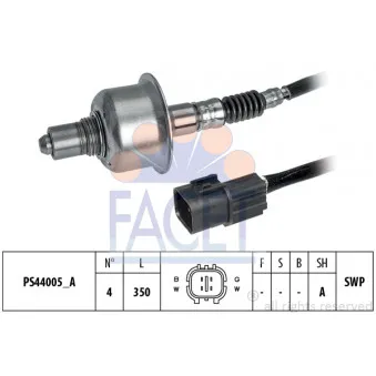 Sonde lambda FACET 10.8276