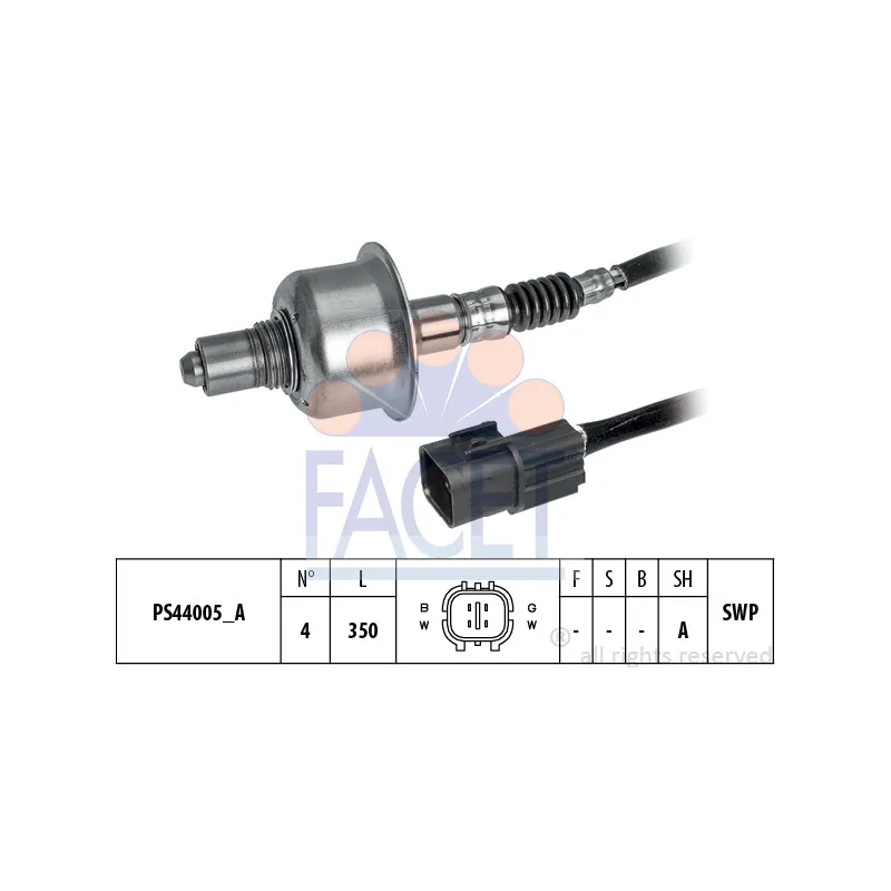 Sonde lambda FACET 10.8276