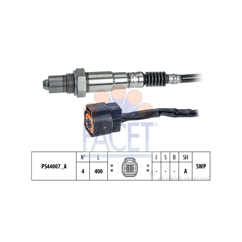 Sonde lambda FACET 10.8292