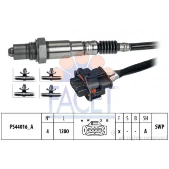 Sonde lambda FACET 10.8371