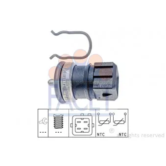 Sonde de température, liquide de refroidissement FACET 7.3251