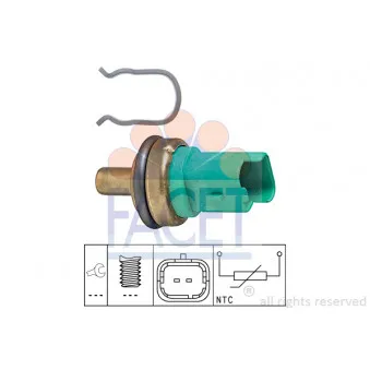 Sonde de température, liquide de refroidissement FACET 7.3292