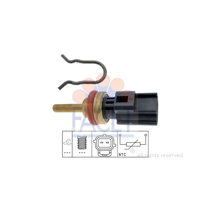 Sonde de température, liquide de refroidissement FACET 7.3346