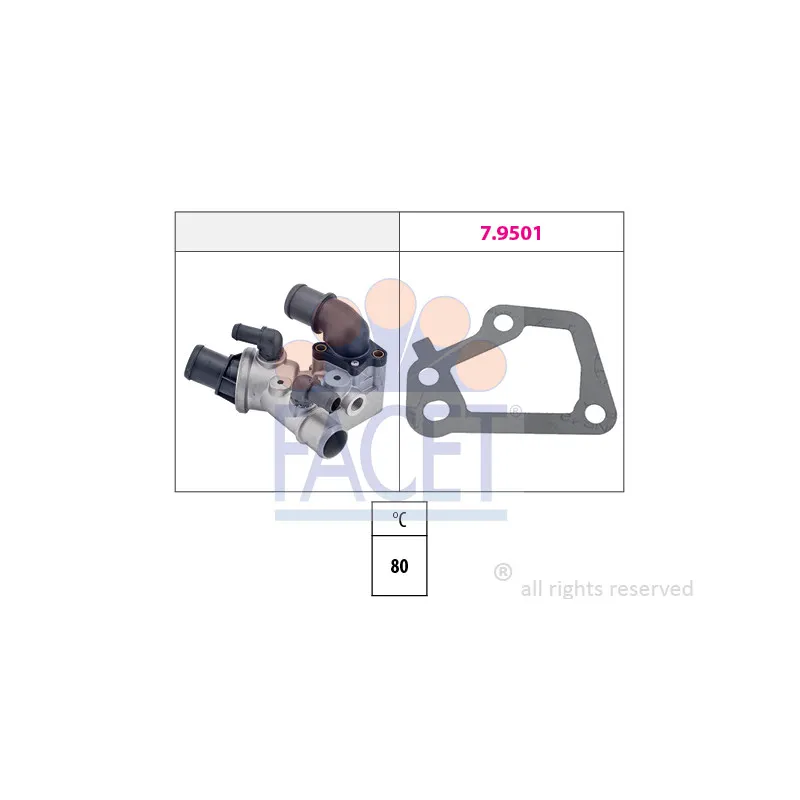 Thermostat d'eau FACET 7.8098