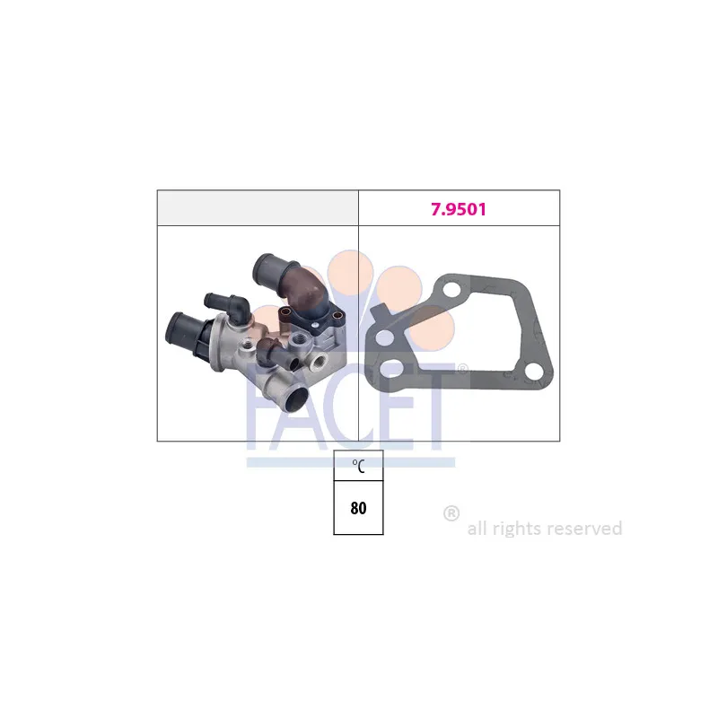 Thermostat d'eau FACET 7.8099