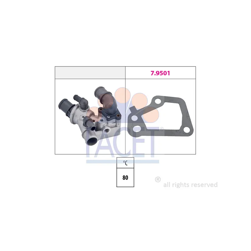 Thermostat d'eau FACET 7.8101