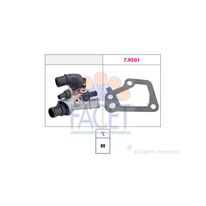 Thermostat d'eau FACET 7.8102