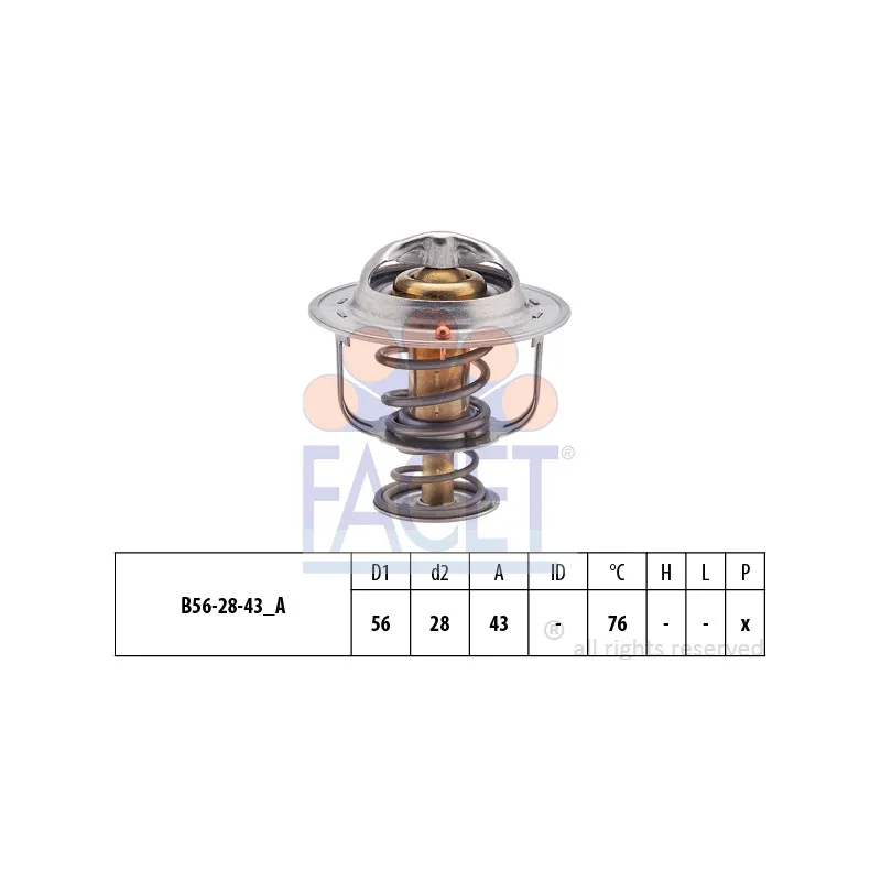 Thermostat d'eau FACET 7.8403S