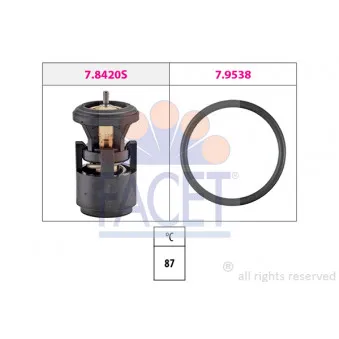 Thermostat d'eau FACET 7.8420