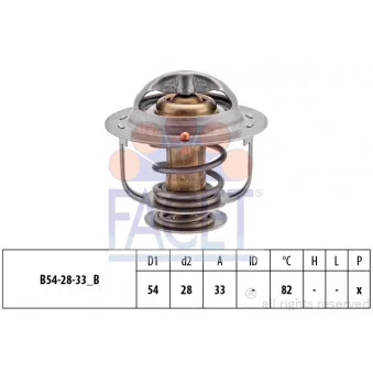 Thermostat d'eau FACET 7.8462S