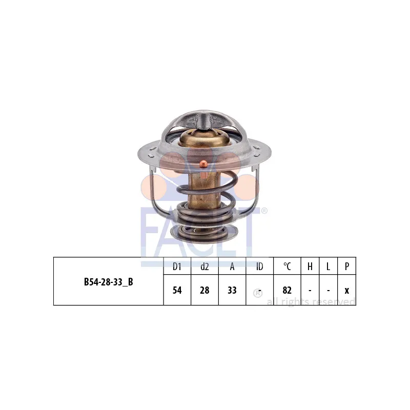 Thermostat d'eau FACET 7.8462S