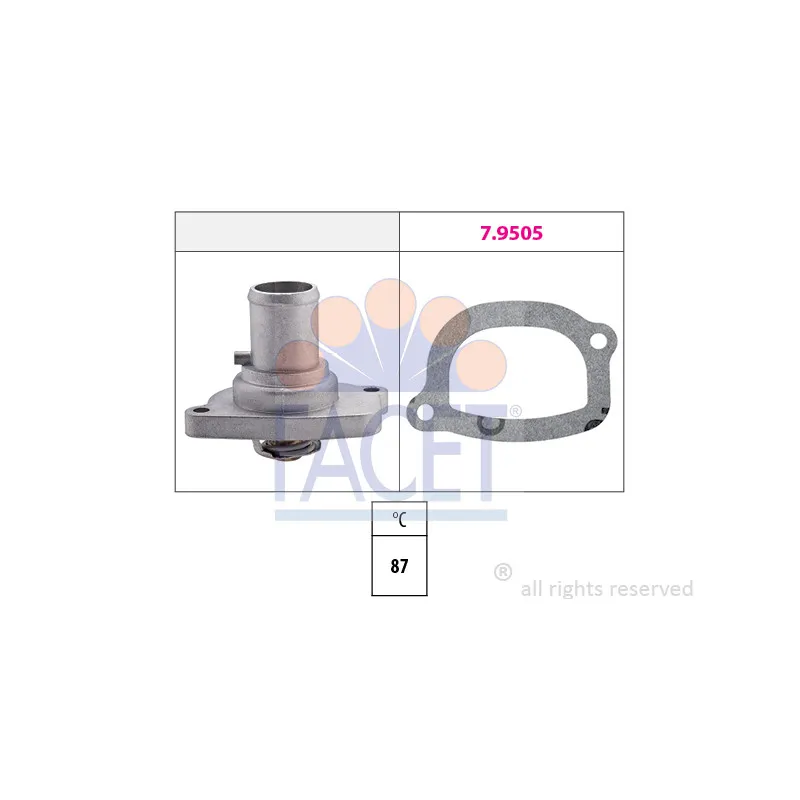 Thermostat d'eau FACET 7.8482